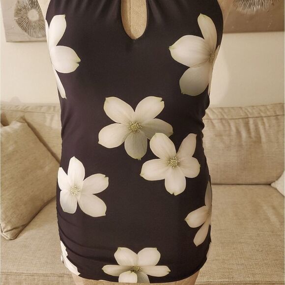 Ralph Lauren Villa Floral High Neck Halterkini Top - Picture 6 of 16